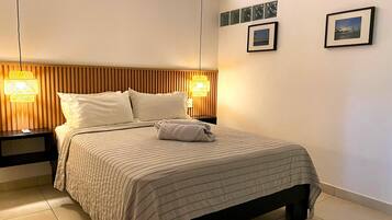 Standard Apartment, 1 Bedroom, Garden View | 1 bedroom, in-room safe, desk, laptop workspace