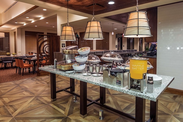 Daily cooked-to-order breakfast for a fee