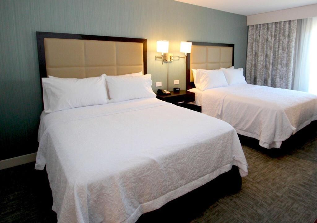 Hypo-allergenic bedding, in-room safe, desk, laptop workspace