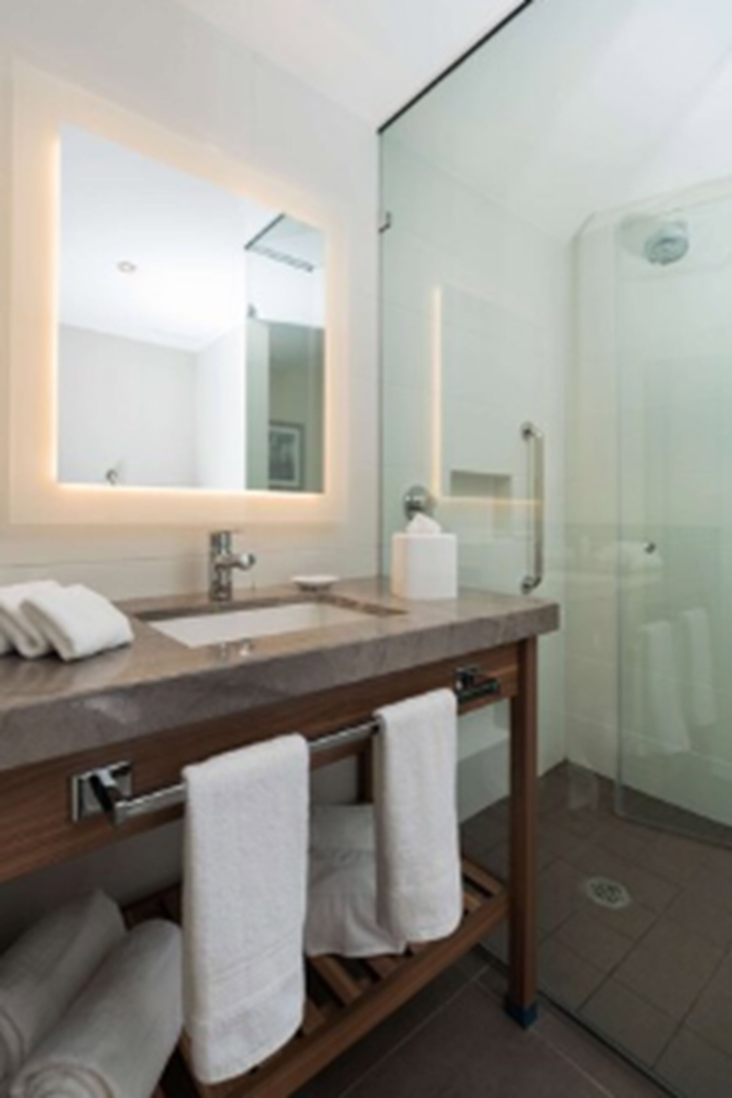 free toiletries, hair dryer, towels