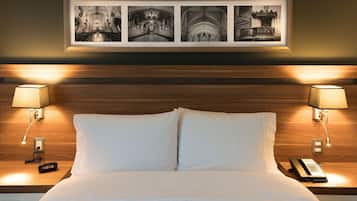 Premium bedding, in-room safe, desk, soundproofing