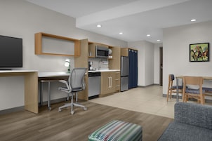 Suite, 1 Bedroom, Non Smoking | Private kitchen | Coffee/tea maker, fridge, microwave, dishwasher