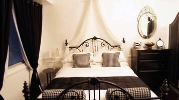 Premium bedding, pillowtop beds, desk, iron/ironing board