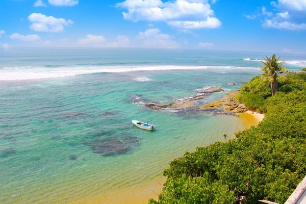 On the beach, scuba diving, snorkeling, surfing