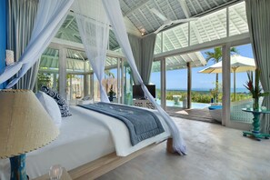 One Bedroom Ocean View Pool Villa | 1 kamar tidur, seprai premium, brankas, dan didekorasi berbeda-beda
