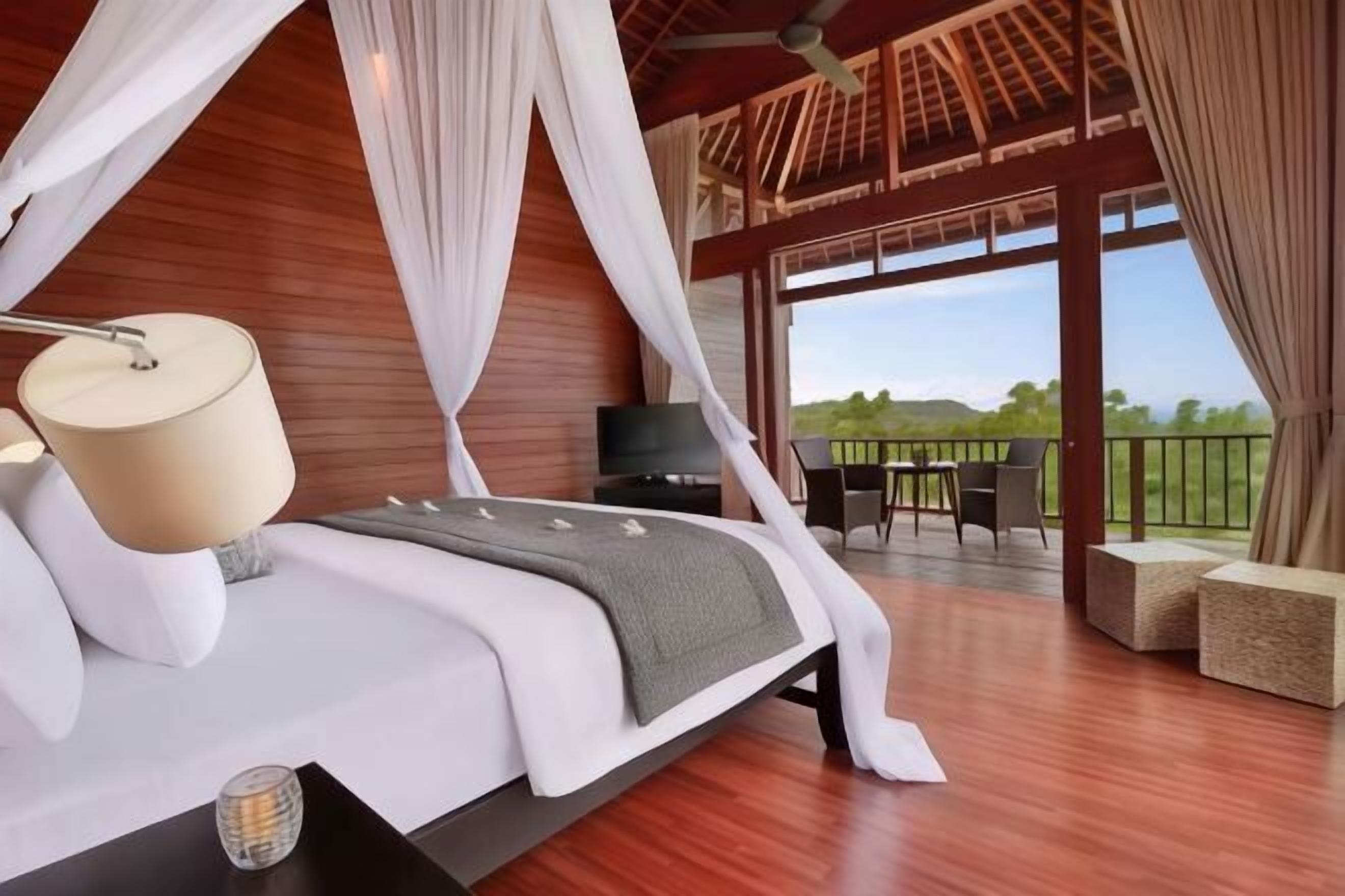 1 kamar tidur, seprai premium, brankas, dan didekorasi berbeda-beda