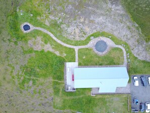 Aerial view - Laugarfell Accommodation & Hot Springs (Laugarfell)