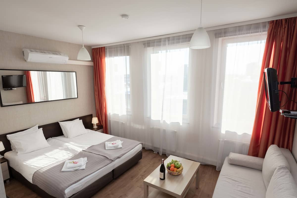 Studio Premium | Articles gratuits dans le mini-bar, fer et planche Ă repasser