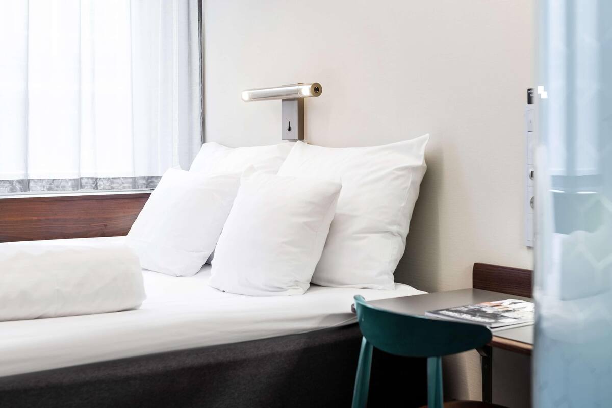 In-room safe, desk, laptop workspace, soundproofing