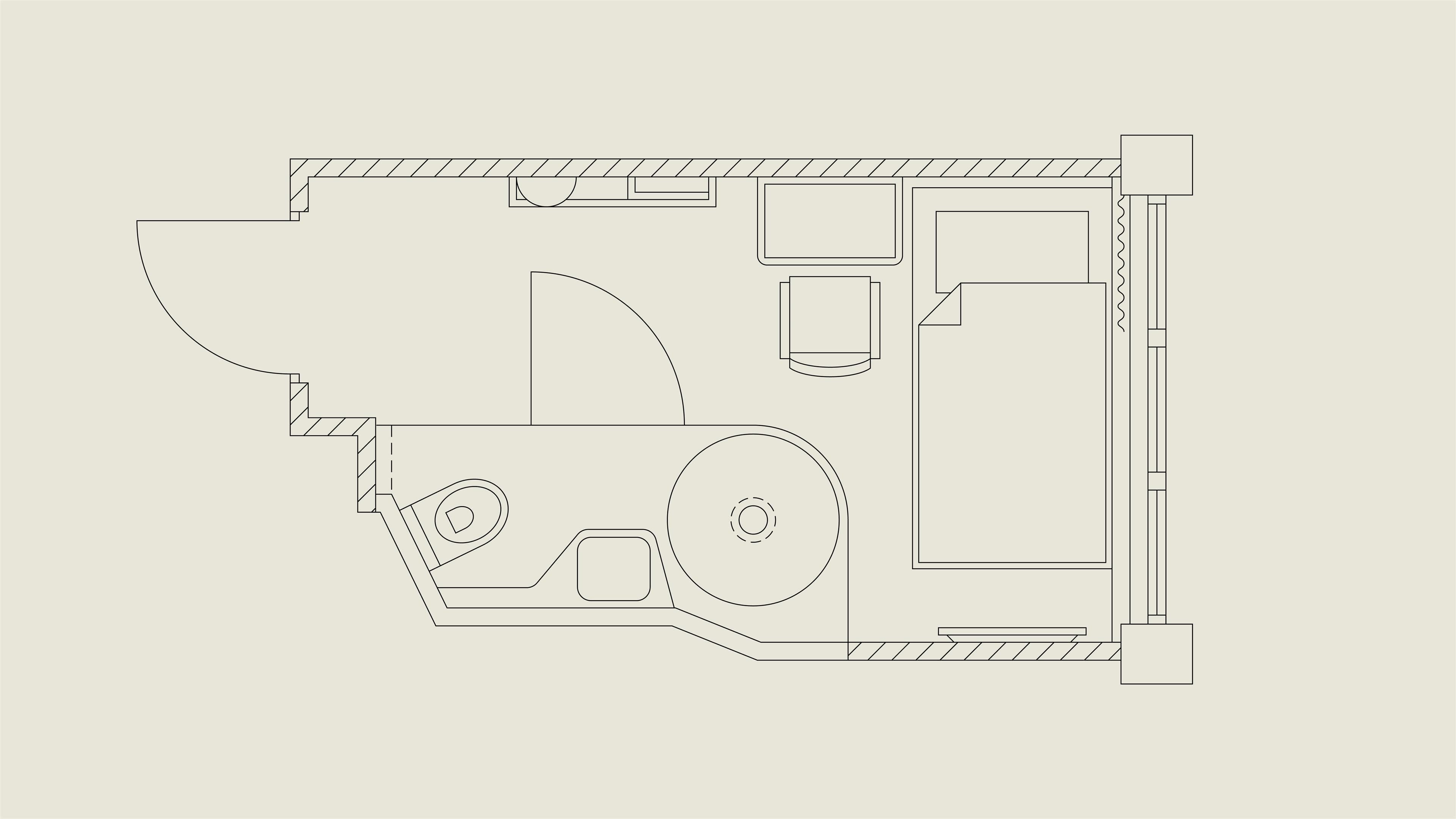 standard room, 1 single bed, non smoking | in-room safe, desk, laptop workspace, soundproofing