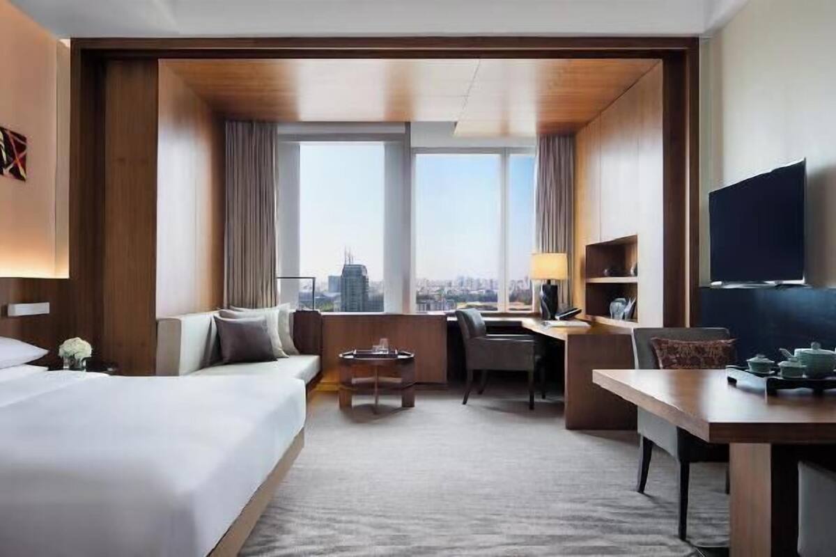 Premium bedding, down comforters, memory foam beds, minibar