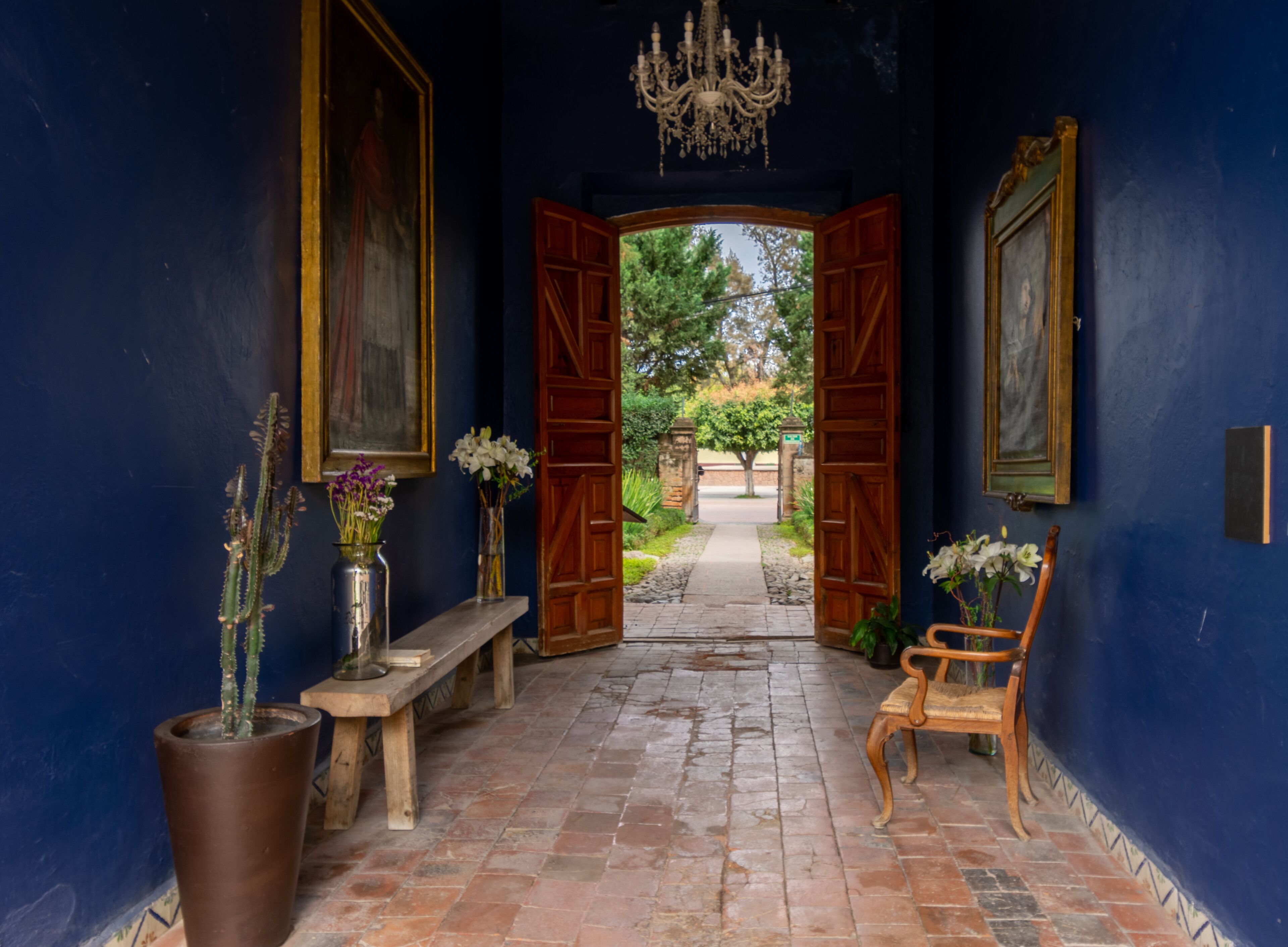 Entrada de la propiedad