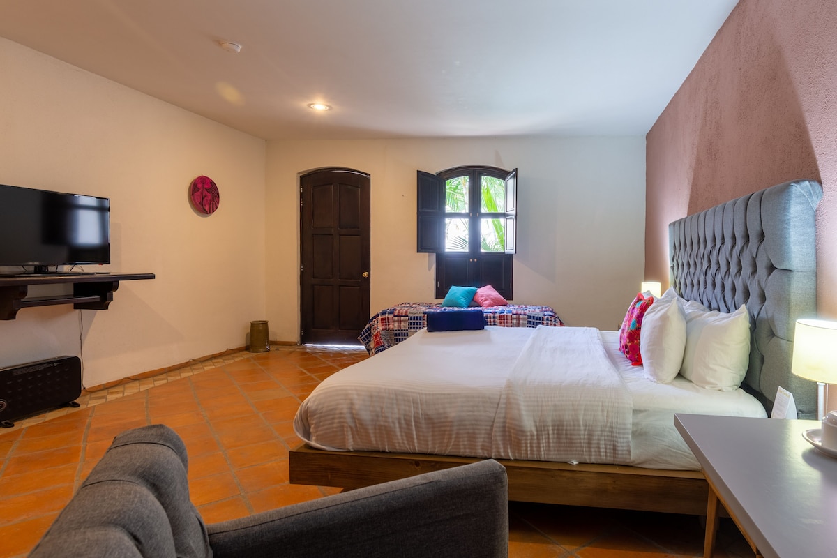 Iron/ironing board (on request), cribs (free), WiFi (free), bed sheets