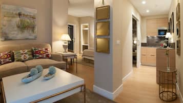 Superior Suite, 1 King Bed with Sofa bed (3 People) | 1 bedroom, free minibar items, in-room safe, individually decorated