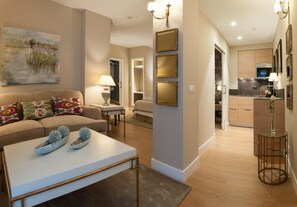 Superior Suite, 1 King Bed with Sofa bed (3 People) | 1 bedroom, free minibar items, in-room safe, individually decorated