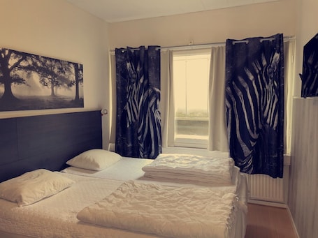 Basic Twin Room, Shared Bathroom | Desk, iron/ironing board, free WiFi, bed sheets