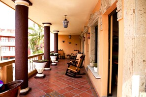 Kamer, 1 queensize bed, balkon (Francia o Italia) | Terras