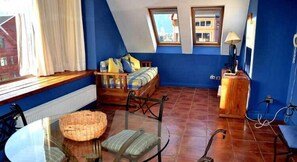 Standard Apartment, 1 Bedroom | Living area | Flat-screen TV