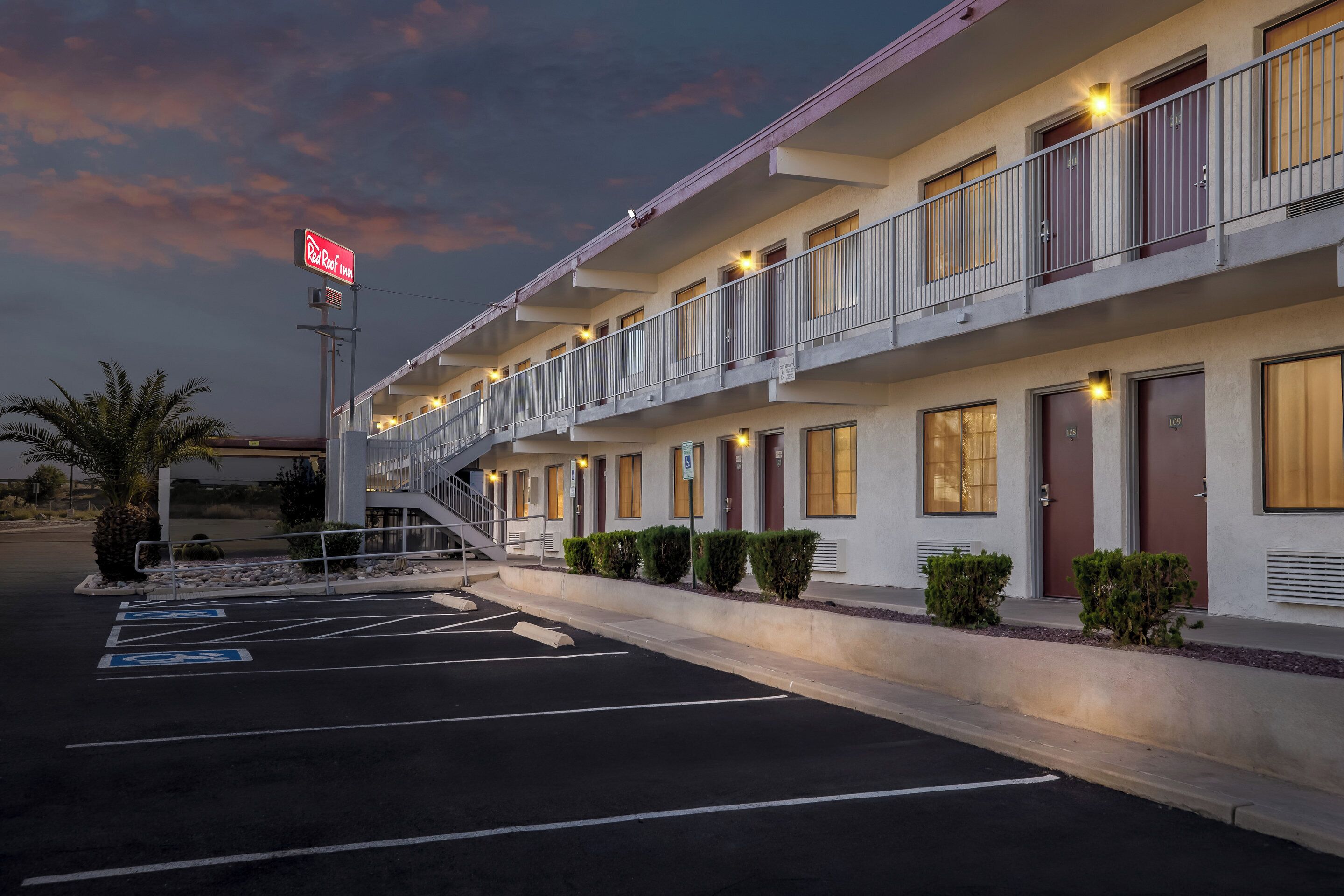 Front of property – evening/night
