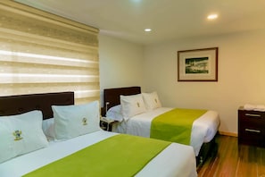 Pillow-top beds, minibar, soundproofing, rollaway beds
