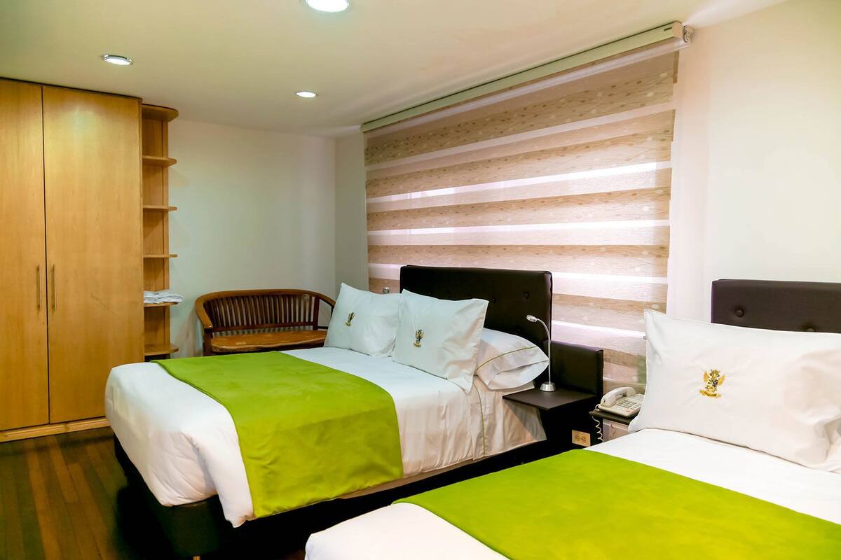 Pillow-top beds, minibar, soundproofing, rollaway beds