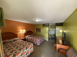 Standard Room, 2 Queen Beds, Non Smoking | Free WiFi, bed sheets - Lincoln Motel (Chandler)