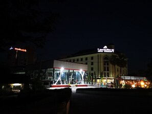 Front of property – evening/night