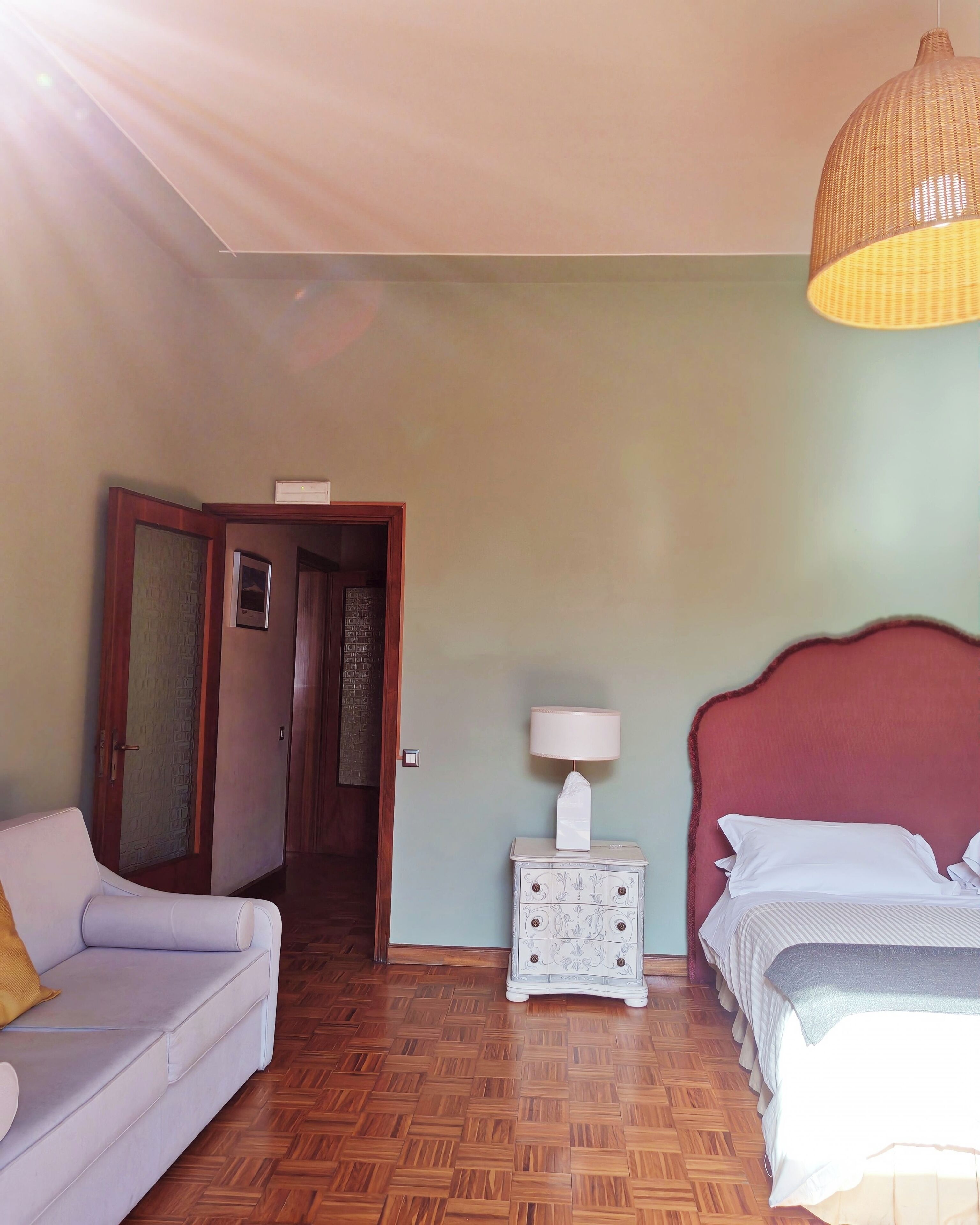 Deluxe Double Room, Balcony | Living area | Flat-screen TV