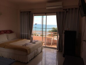 Superior Seaview | Skrivbord, extrasängar och gratis wi-fi