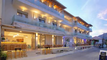 Front of property – evening/night