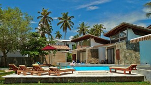 Bungalow Romantique, 1 chambre, vue lagon | Piscine extérieure