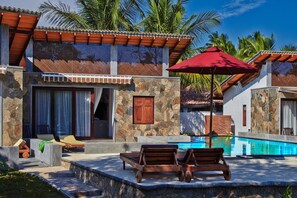 Bungalow Romantique, 1 chambre, vue lagon | Piscine extérieure