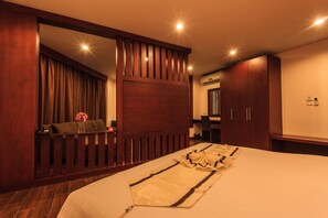 Deluxe-Zimmer | Zimmersafe, kostenlose Babybetten, Zustellbetten, kostenloses WLAN