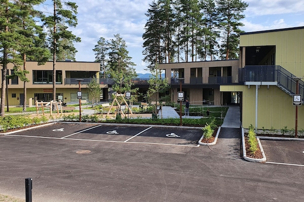 Fassade der Unterkunft