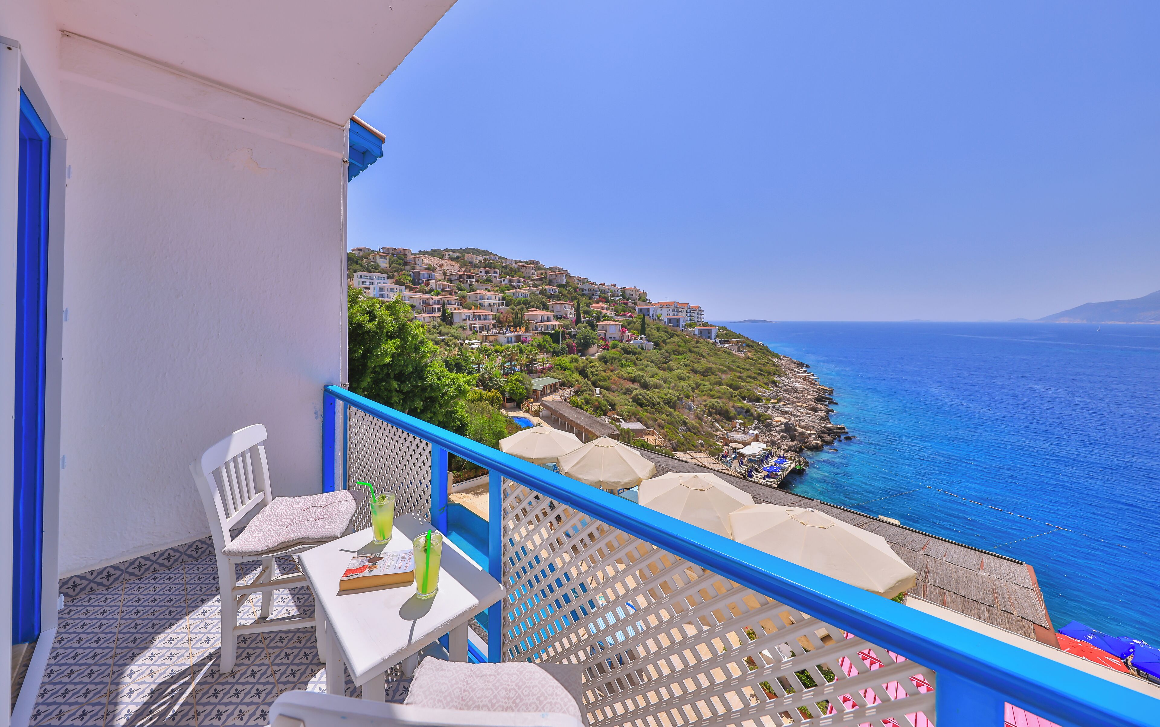 double room, balcony, sea view | balcony view