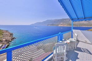 Panoramic Room, 1 Double Bed, Balcony, Sea View | Balcony view