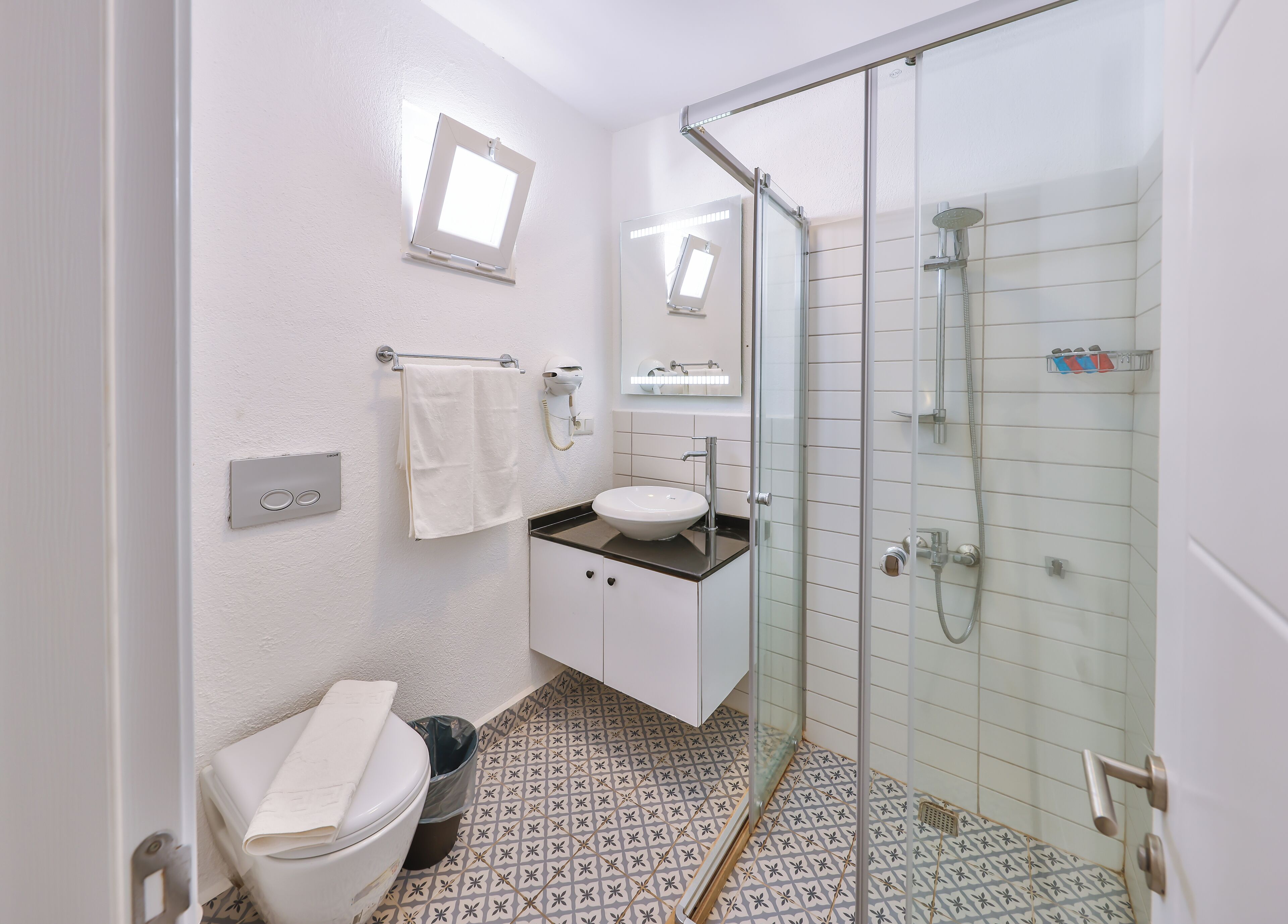 double room, balcony, garden view | bathroom | shower, free toiletries, hair dryer, towels