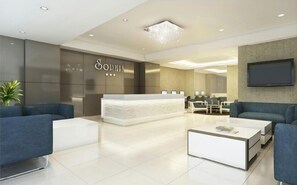 Lobby sitting area