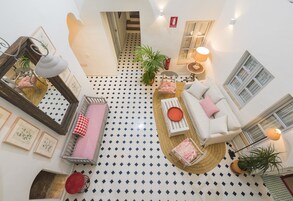 Zona de estar del vestíbulo