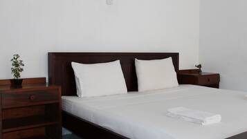 Premium bedding, desk, soundproofing, iron/ironing board