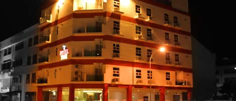 Front of property – evening/night