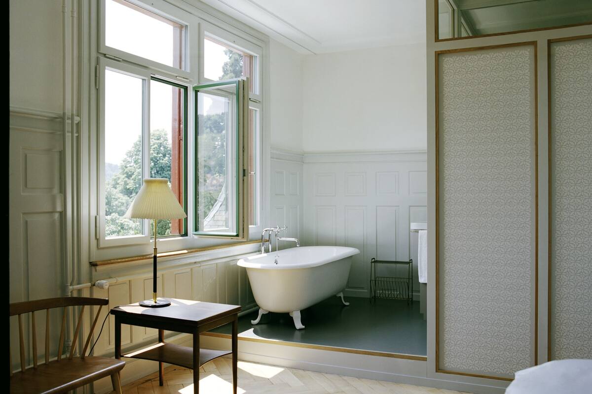 xcomfort room, park view (for 4 people) | living area | ipad