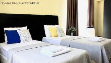 Comfort Twin Room, 1 Bedroom, Mountain View | 1 bedroom, premium bedding, in-room safe, individually decorated