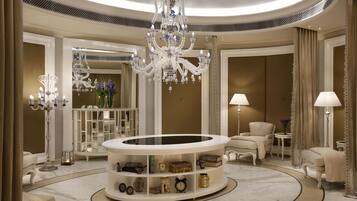 Turkish bath, body treatments, hot stone massages, deep-tissue massages