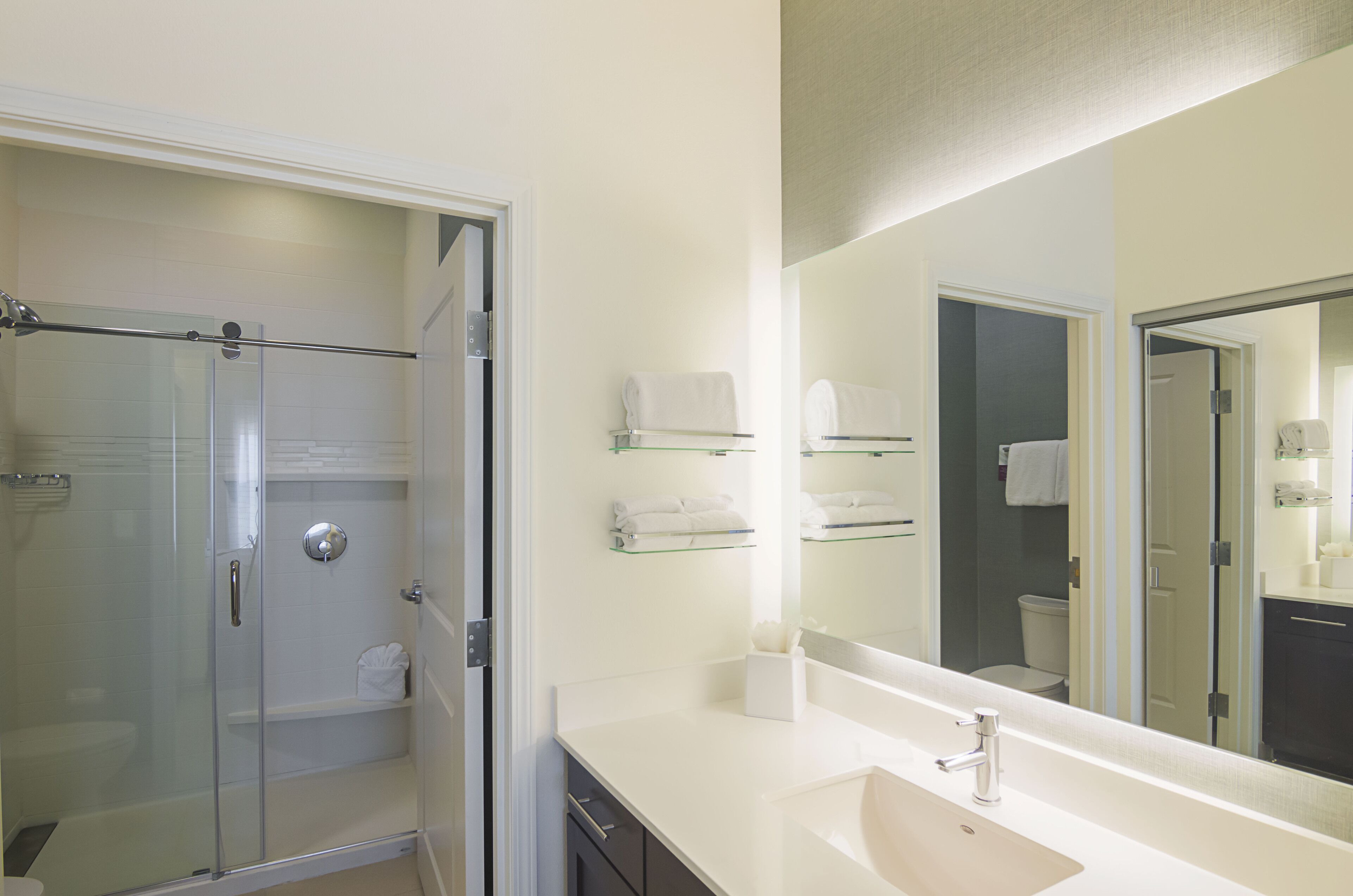 free toiletries, hair dryer, towels