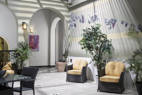 Sala de estar en el lobby