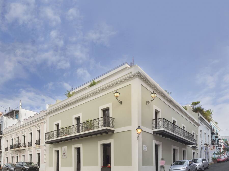 Fassade der Unterkunft