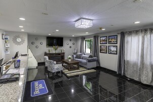 Sala de estar en el lobby