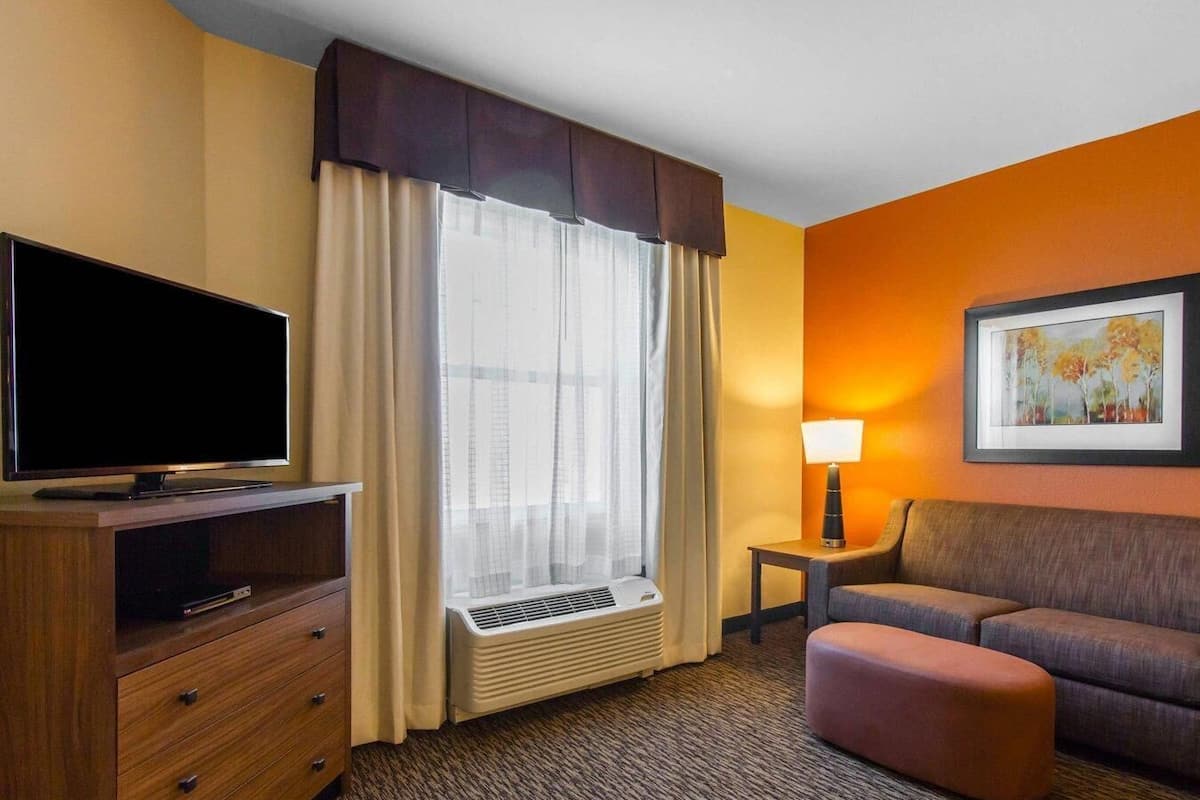 Suite, Multiple Beds, Non Smoking | Premium bedding, desk, blackout drapes, iron/ironing board