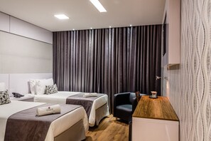 Superior Double Room | Minibar, in-room safe, desk, blackout curtains